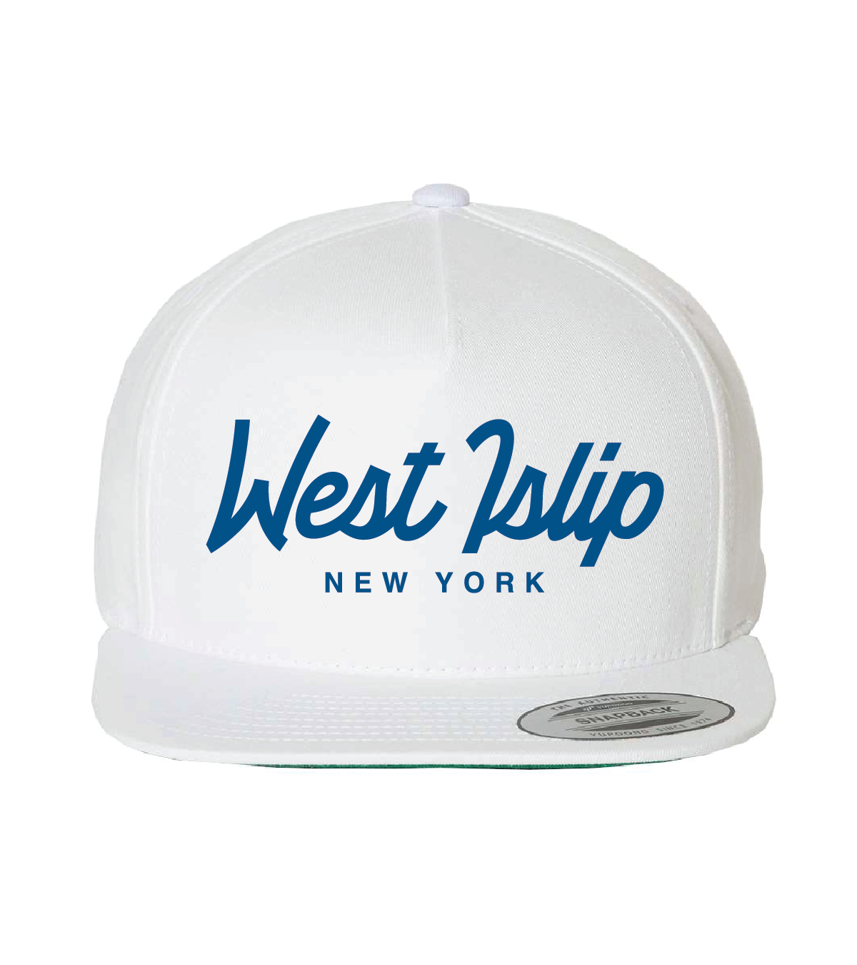 WEST ISLIP - SCRIPT SNAPBACK - WHITE