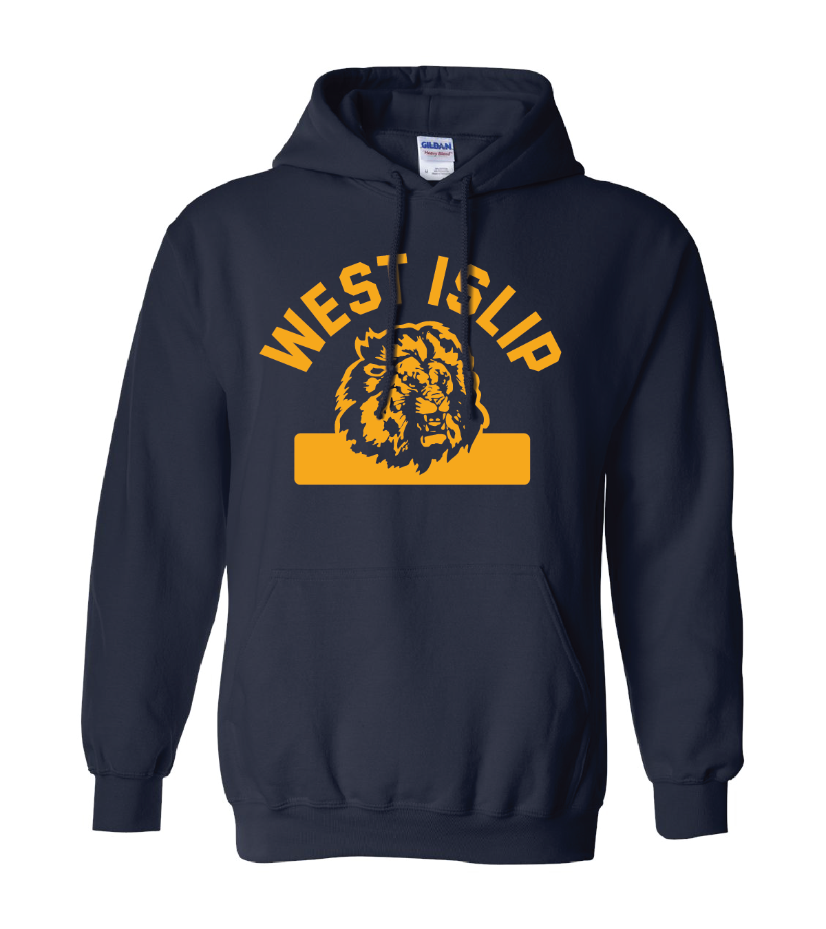 WEST ISLIP - LION MASCOT HOODIE